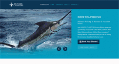 Desktop Screenshot of huntercharters.com
